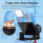 Moman 12 Metal Teleprompter for iPad/Tablets with APP Remote Control for DSLR, Camcorder, Smartphone