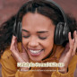 KVIDIO Over Ear Bluetooth Headphones, 65H Playtime, Foldable, Deep Bass, HiFi Stereo, Low Latency, Mic