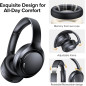 Hybrid ANC Bluetooth 6.0 Over-Ear Headphones, 120H Playtime, 6 ENC Mics, Hi-Res Audio, Low Latency, Wireless