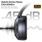 Casque Bluetooth 6.0 ANC Hybride, 120H Autonomie, Micro Clear Call, Hi-Res Audio, Confortable, Sans Fil