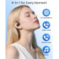 Écouteurs Traducteurs AI Bluetooth K08 – Traduction Instantanée 164 Langues, 80H Autonomie, Noir Écouteurs Traducteurs AI Bluetooth K08 – Traduction Instantanée 164 Langues, 80H Autonomie, Noir