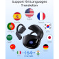 AI Translation Earbuds K08 - Real-Time 164 Languages, 80H Playtime, Wireless Bluetooth Headphones for Travel & Meeting AI Translation Earbuds K08 - Real-Time 164 Languages, 80H Playtime, Wireless Bluetooth Headphones for Travel & Meeting