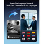 Écouteurs Traducteurs IA 144 Langues, Traduction Voix Temps Réel, Bluetooth 5.4, Confort Open-Ear, Musique Hi-Fi