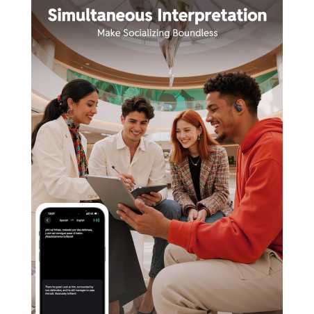 Écouteurs Sans Fil PocBuds Bluetooth IPX7, 80h Autonomie