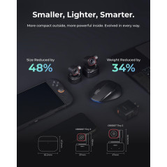 OBSBOT Tiny 3 : Webcam 4K AI, Audio Spatial et Suivi AI