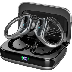 Wireless Sports Bluetooth Earbuds, 75H Playtime, IPX7, Noise Canceling