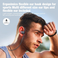 Boean Bluetooth 5.3 Wireless Headphones, 16H Playtime, HD Deep Bass, IPX7 Waterproof Earbuds for Sports