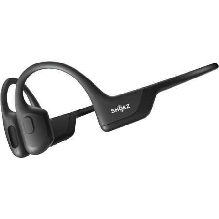 Casque Bluetooth Sport SHOKZ OpenRun Pro Oreille Ouverte, Résistant à la Transpiration, Micro, Noir