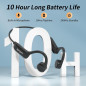 CXK Bone Conduction Bluetooth 5.4 Headphones with Mic, IPX6 Waterproof, 10H Playtime for Sports CXK Bone Conduction Bluetooth 5.4 Headphones with Mic, IPX6 Waterproof, 10H Playtime for Sports