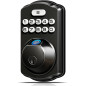 Veise KS02A Fingerprint Keyless Entry Door Lock - Auto Lock, Biometric, Keypad, Anti-Peeping, Matte Black Veise KS02A Fingerprint Keyless Entry Door Lock - Auto Lock, Biometric, Keypad, Anti-Peeping, Matte Black
