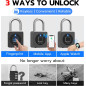eLinkSmart Cadenas Biométrique Sans Clé, Bluetooth, Résistant Intempéries pour Casier Gym, Clôture, Extérieur eLinkSmart Cadenas Biométrique Sans Clé, Bluetooth, Résistant Intempéries pour Casier Gym, Clôture, Extérieur