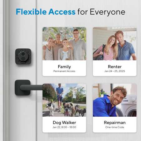 ULTRALOQ Bolt SE Smart Lock with Wi-Fi, Matter, Fingerprint ID, App, Keypad, Remote; 7-in-1 Keyless Deadbolt