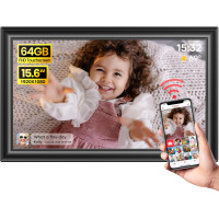 64GB 15.6 Frameo Digital Photo Frame WiFi FHD Touch Screen Gift