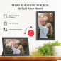 Cadre photo numérique Frameo 15,6 FHD IPS 64GB WiFi tactile, envoyez photos depuis smartphone, cadeau idéal parents