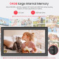 64GB 15.6 Frameo WiFi Digital Photo Frame, 1920x1080 IPS Touchscreen, Send Photos Remotely - Perfect Gift 64GB 15.6 Frameo WiFi Digital Photo Frame, 1920x1080 IPS Touchscreen, Send Photos Remotely - Perfect Gift