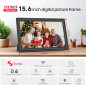 64GB 15.6 Frameo WiFi Digital Photo Frame, 1920x1080 IPS Touchscreen, Send Photos Remotely - Perfect Gift 64GB 15.6 Frameo WiFi Digital Photo Frame, 1920x1080 IPS Touchscreen, Send Photos Remotely - Perfect Gift