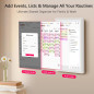15.6 Family Digital Calendar & Planner - FHD Touchscreen, Chore Chart, Meal Planner, Photo Display, LED Reminder, Wall & 15.6 Family Digital Calendar & Planner - FHD Touchscreen, Chore Chart, Meal Planner, Photo Display, LED Reminder, Wall &