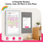 Calendrier numérique tactile 21,5 Full HD, planner mural intelligent avec lumière LED, organisation familiale optimale Calendrier numérique tactile 21,5 Full HD, planner mural intelligent avec lumière LED, organisation familiale optimale