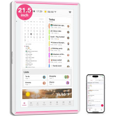 Calendrier Digital 21,5 Full HD Tactile – Planificateur Familial