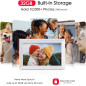 Cadre Photo Numérique 10,1 Frameo WiFi HD 1280x800 IPS Tactile 32GB Partage Instantané, Cadeau Parfait Cadre Photo Numérique 10,1 Frameo WiFi HD 1280x800 IPS Tactile 32GB Partage Instantané, Cadeau Parfait