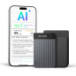 Plaud Note Pro Enregistreur Vocal AI, Transcription & Résumé, Contrôle App, 112 Langues, Ultra-Mince Noir Plaud Note Pro Enregistreur Vocal AI, Transcription & Résumé, Contrôle App, 112 Langues, Ultra-Mince Noir