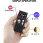 Digital Voice Recorder 16GB USB Rechargeable Dictaphone with Playback for Lectures - Compact Tape Recorder Digital Voice Recorder 16GB USB Rechargeable Dictaphone with Playback for Lectures - Compact Tape Recorder