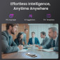 Enregistreur Vocal AI Pro, Transcription & Résumé, Annulation Bruit, 64GB, 152 Langues, Contrôle APP