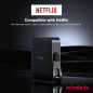 VOPLLS 1.81 Thinnest Smart Mini Projector 1080P WiFi Bluetooth Auto Focus Keystone 4K Support