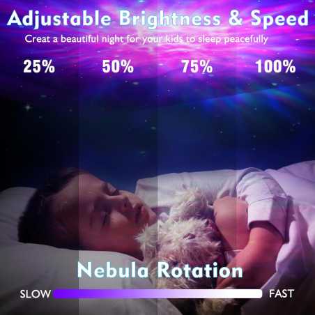 Astronaut Galaxy Projector with 8 Colors LED & Remote – Kids Room Decor