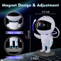 Projecteur Astronaute Galaxy LED 8 Couleurs avec Télécommande - Décor Enfants & Cadeau Fête Projecteur Astronaute Galaxy LED 8 Couleurs avec Télécommande - Décor Enfants & Cadeau Fête