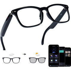 Lunettes AI Bluetooth 5.4 Traducteur 160+ Langues Mixte