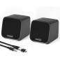 USB Powered Desktop Computer Speakers with 3.5mm Aux - Small PC Speakers for Desktop USB Powered Desktop Computer Speakers with 3.5mm Aux - Small PC Speakers for Desktop