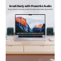 USB Powered Desktop Computer Speakers with 3.5mm Aux - Small PC Speakers for Desktop USB Powered Desktop Computer Speakers with 3.5mm Aux - Small PC Speakers for Desktop