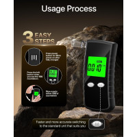 Accurate Alcohol Breathalyzer for Reliable BAC Testing & Safety