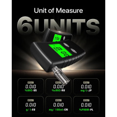 Portable Alcohol Breathalyzer Tester for Accurate BAC Measurement on the Go