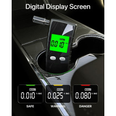 Accurate Alcohol Breathalyzer for Reliable BAC Testing & Safety