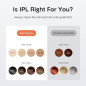 Épilation IPL INNZA avec fonction refroidissement glace, 999 999 flashes, indolore, pour femmes, filaire