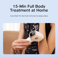 Épilateur IPL INNZA – 999 999 Flashs, Soin Fraîcheur
