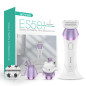 VOYOR 4-in-1 Women's Electric Bikini Trimmer & Foil Shaver with 4 Heads, Massage, Cleansing, 2 Speeds - Purple VOYOR 4-in-1 Women's Electric Bikini Trimmer & Foil Shaver with 4 Heads, Massage, Cleansing, 2 Speeds - Purple