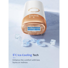 Ubroo IPL Laser Hair Removal Device with 5℃ Ice Cooling – At-Home Use
