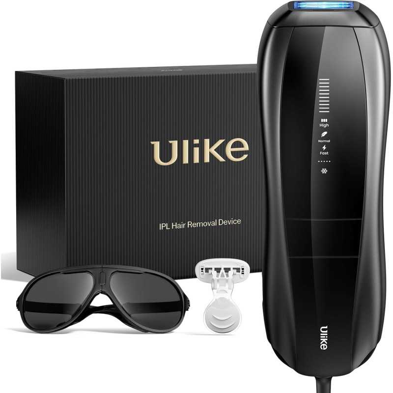 Ulike X IPL Hair Removal Device with Ice-Cooling & Dual Lights – Painless, Long-Lasting Smooth Skin