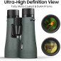 12x50 UHD High-Powered Binoculars with Phone Adapter, Lightweight, IPX7 Waterproof, BAK4 Prism for Hunting & Birdwatching 12x50 UHD High-Powered Binoculars with Phone Adapter, Lightweight, IPX7 Waterproof, BAK4 Prism for Hunting & Birdwatching