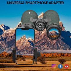 12x50 UHD Binoculars for Adults - Waterproof, Lightweight, Phone Adapter