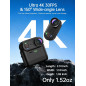 Caméra d'Action 4K Mini 64GB Waterproof WiFi Magnétique Portable pour Sports et Vlogging Noir Caméra d'Action 4K Mini 64GB Waterproof WiFi Magnétique Portable pour Sports et Vlogging Noir