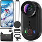 4K Mini Body Action Camera 64GB WiFi Waterproof Magnetic Wearable Thumb Cam for Sports & Vlogging 4K Mini Body Action Camera 64GB WiFi Waterproof Magnetic Wearable Thumb Cam for Sports & Vlogging