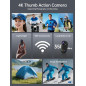 4K Mini Body Action Camera 64GB WiFi Waterproof Magnetic Wearable Thumb Cam for Sports & Vlogging 4K Mini Body Action Camera 64GB WiFi Waterproof Magnetic Wearable Thumb Cam for Sports & Vlogging