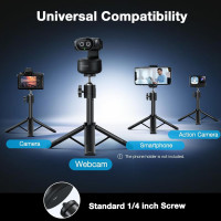 EMEET PIXY 4K Dual-Camera AI PTZ Webcam with Tripod, Sony Sensor, AI Tracking, PDAF, 3 Mics, Streaming Ready