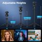 EMEET PIXY 4K Dual-Camera AI PTZ Webcam with Tripod, Sony Sensor, AI Tracking, PDAF, 3 Mics, Streaming Ready