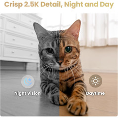 Enabot EBO Air 2S FamilyBot: 2.5K Indoor Pet Camera with Night Vision