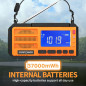 FosPower NOAA Emergency Weather Radio D8 with 37000mWh Power Bank, AM/FM, USB/Solar/Hand Crank, SOS Alarm & Flashlight - Ora FosPower NOAA Emergency Weather Radio D8 with 37000mWh Power Bank, AM/FM, USB/Solar/Hand Crank, SOS Alarm & Flashlight - Ora